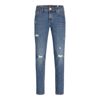 Bild av JACK&amp;JONES JUNIOR pojkar jeans, Blå denim, 134