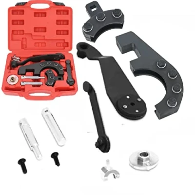 Bild av DR TOOLS Motorjusteringsverktyg låsning för VW Transporter/Caravellle T5 Phaeton Touareg 2.5 4.9 5.0 TDI PD V10 motor låsverktyg kamaxlar justeringsverktyg