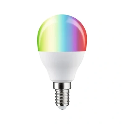 Bild av Paulmann 29150 Standard 230V Smart Home Zigbee LED Klotlampa E14 470 lm 5 W RGBW+ Dimbar Matt Ljuskälla