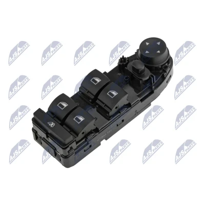 Bild av NTY EWS BM 141 Interrupteur, lève vitre avant gauche BMW: X5, 3 Berline, Touring