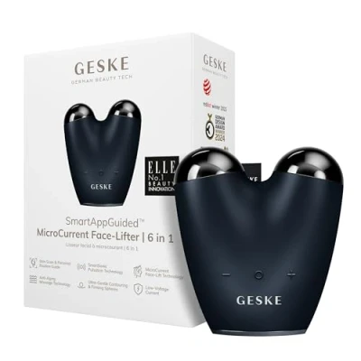 Bild av Geske Microcurrent Facelifter 6 IN 1 Ansiktsvård tillbehör, Storlek: One Size, Black
