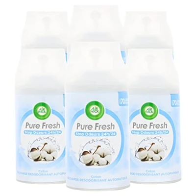 Bild av Luftfräschare 250ml Air Wick Freshmatic Pure Softness of Cotton