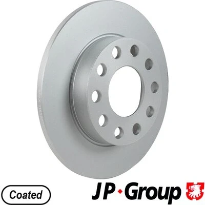 Bild av JP GROUP 1163206900 Disque de frein Essieu arrière 245 10 5 plein revêtu AUDI: A4 B7 Avant, Berline, B6 SEAT: Exeo ST, Berline