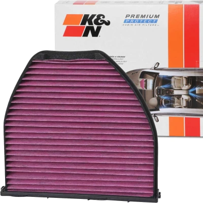 Bild av K&amp;N Filters DVF5013 Filtre d&#039;habitacle à charbon actif 284 72 carré(e) MERCEDES BENZ: Classe C Berline, Break, GLK
