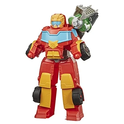 Bild av Playskool Heroes Transformers Rescue Bots Academy Power Hot Shot konverterande leksaksrobot, 35 cm samlarobjekt actionfigur leksak för barn i åldrarna 3 och uppåt