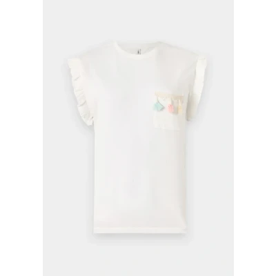 Bild av ONLY Onlfilippa LIFE Tshirt med print, Storlek: Small, Cloud dancer