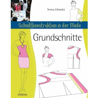Bild av Schnittkonstruktion in der Mode Grundschnitte: lernen und Grundschnitt erstellen. für professionelles Modedesign oder Nähen zuhause. Oberteil, Rock, Ärmel uvm.
