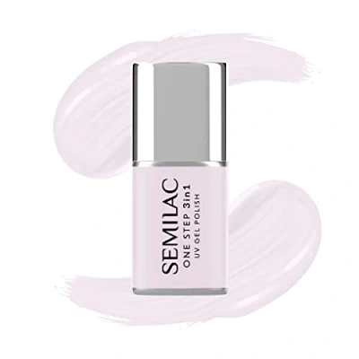 Bild av Semilac One Step 3 i 1 UV nagellack S252 milky rosa 7 ml
