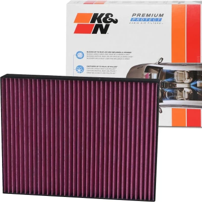 Bild av K&amp;N Filters DVF5009 Filtre d&#039;habitacle à charbon actif 277 34 carré(e) VOLKSWAGEN: Transporter 5, Touareg I, 5 Bus, AUDI: Q7