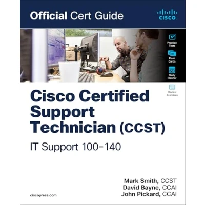 Bild av Cisco Certified Support Technician (CCST) IT 100 140 Official Cert Guide