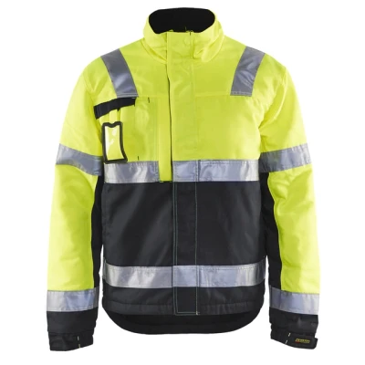 Bild av VARSELJACKA 4862 1811 VINTER VARSELGUL/SVART L Beijerbygg Byggmaterial