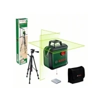 Bild av Bosch cross line laser AdvancedLevel 360 set (green/black, green lines, range 24 meters)