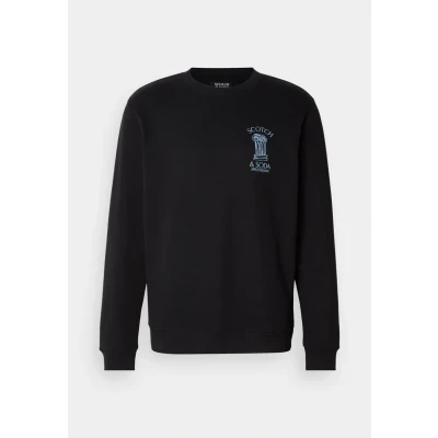 Bild av Scotch &amp; Soda Herrar vänster väst konst tröja, svart, S