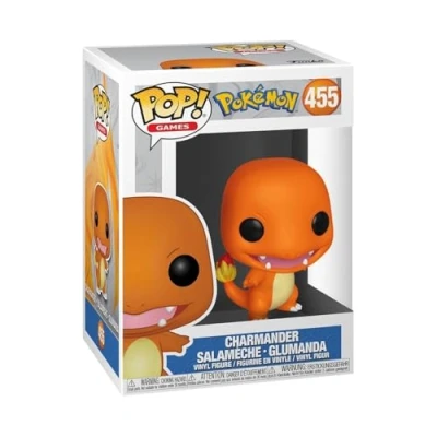 Bild av Funko POP! Games: Pokemon Charmander Salameche Glumanda Samlingsbar vinylfigur Presentidé Officiell Merchandise Leksaker för barn och vuxna Fans av videospel Modellfigur samlare