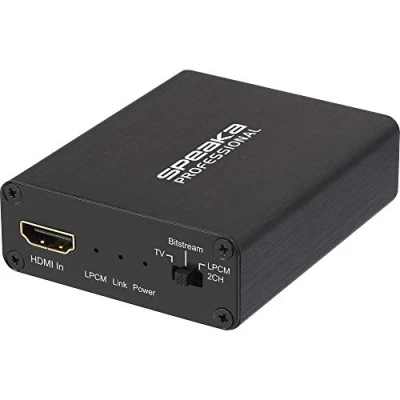 Bild av SpeaKa Professional Audio Extraktor SP AE H/TC 04v2 [HDMI HDMI, Toslink, Teleplugg, RCA] 3840 x 2160 Pixel