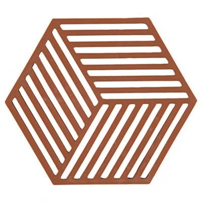 Bild av Zone Denmark Trivet Hexagon Terracotta 16 x 14 cm