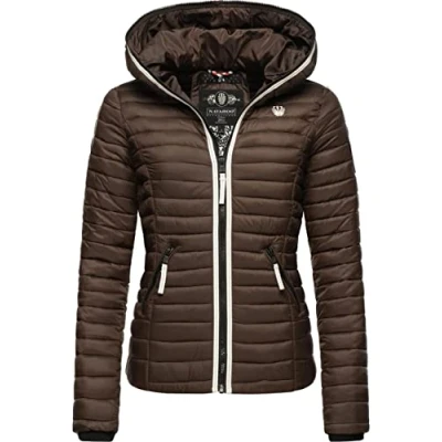 Bild av Navahoo Kimuk Prc, quiltad jacka för dam, övergångsjacka, XS 3XL, Mörk choklad, M