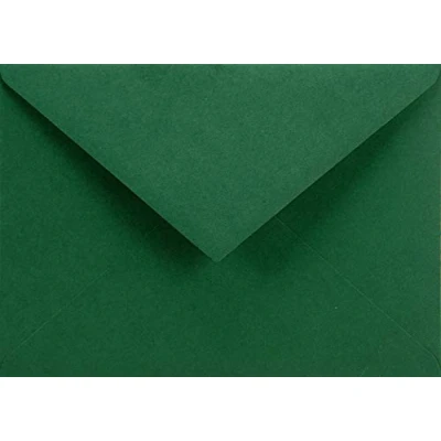 Bild av Netuno 100 kuvert mörkgrön DIN C6 114 x 162 mm 115 g Sirio Color Foglia papper för bröllop födelsedag dop jul inbjudningskort födelsedagskort julkort