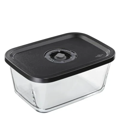 Bild av Köksprofi EASYFRESH vakuumburk L Okrossbart glas Livsmedel konserveras via vakuumpump vakuumlåda med plastlock lufttät och läckagesäker Ugns diskmaskinssäker