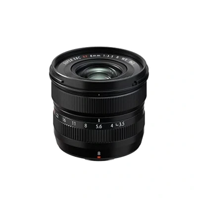 Bild av Fujifilm FUJINON XF8mmF3.5 R WR Lins till spegelfri Ultra Vidvinkel, f/3.5 bländare, X fäste, Väderbeständig, Svart