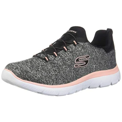 Bild av Skechers Summits Quick Getaway gymnastikskor för dam, Svart korall, 36 EU