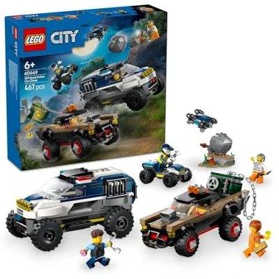 Bild av LEGO City Polisens terrängbilsjakt 60449
