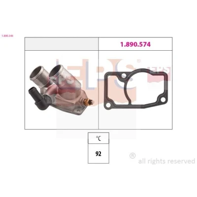 Bild av EPS 1.880.346 Thermostat d&#039;eau 92 Made in Italy OE Equivalent SAAB: 9 3 3/5 portes