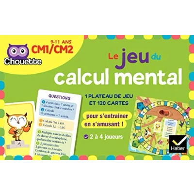 Bild av Chouette Le jeu du calcul mental CM1 CM2: Avec un plateau de et 120 cartes