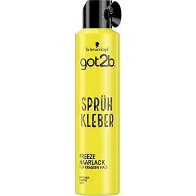 Bild av Schwarzkopf got2b Hair Varnish Spray Adhesive for Frizzy Hold, 1 pack (1 x 300 ml)