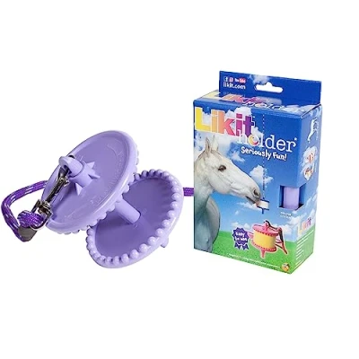Bild av Hållare till Likit Slicksten för Häst Lilac/Lila