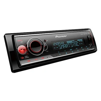 Bild av Pioneer MVH S520BT 1 DIN bilradio med RDS och Bluetooth® tuner, flerfärgad belysning, USB, Smart Sync app, kompatibel Apple Android enheter