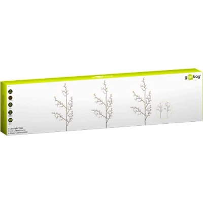 Bild av Goobay Set of 3 light trees with 75 LEDs