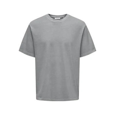 Bild av Only &amp; Sons Onsdistress TEE Tshirt bas, Storlek: XS, Ultimate grey