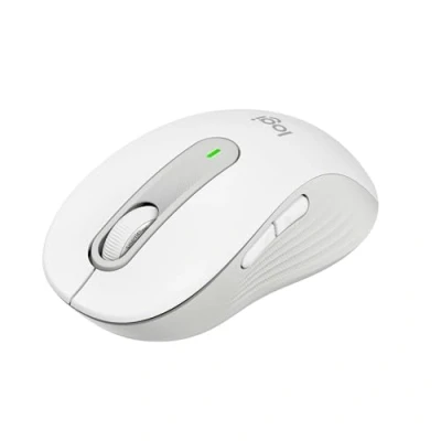 Bild av Logitech Signature M650 Trådlös Mus för små till medelstora händer, 2 års batteri, tysta klick, anpassningsbara sidoknappar, Bluetooth, kompatibilitet med flera enheter Vit