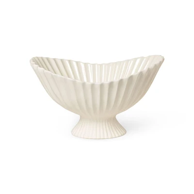Bild av ferm LIVING Fountain Centrepiece skål, vit, keramik