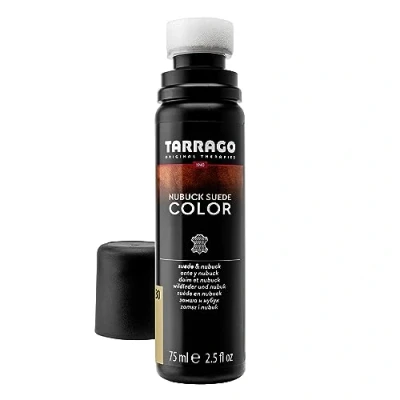Bild av Tarrago Nubuck Suede Color 75 ml Färgförnyare för mocka och nubuckskor Markera skornas färger, ger näring skydd Med appliceringssvamp, beige (30),
