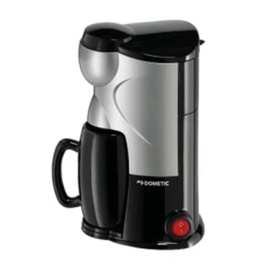 Bild av Dometic MC 01 en kopp kaffebryggare, 12 V, silver/svart