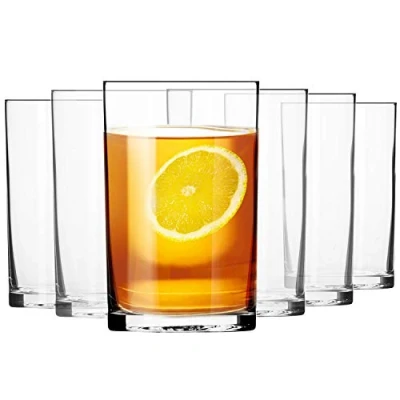 Bild av KROSNO Vatten Juice Te Dricka Glasögon Set med 6 250 ml Grundsamling Perfekt för hem, restauranger och fester Diskmaskin säker