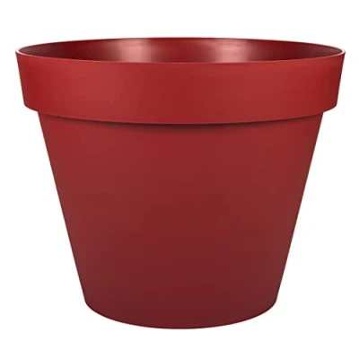 Bild av EDA Rund blomkruka Toscana, Ø 60 cm volym 76 L 59 x H 47 rubinröd