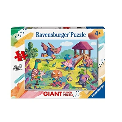 Bild av Ravensburger Dinosaurier Stort Golvpussel 24 Bitar