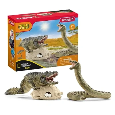 Bild av schleich WILD LIFE Fara i träsket, från 3 år, 42559 Bygglesaker, 4 Delar