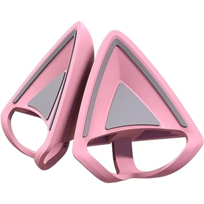 Bild av Razer Kitty Kattöron V2 Universella hörlurar med clips för headset (Kitty clips, mångsidiga, justerbara remmar, 26 g lätt premiumsilikon) Rosa