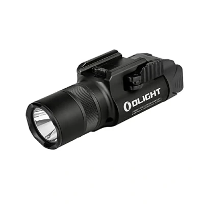 Bild av OLIGHT Baldr Pro R taktisk uppladdningsbar lampa med grön stråle, 1 350 lumen, 200 m max räckvidd, 3 belysningslägen, vattentät jaktlampa svart