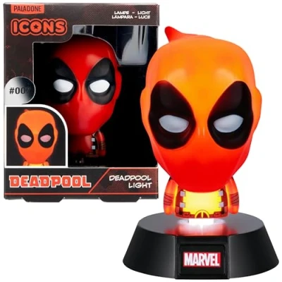 Bild av Paladone PP6374DPL Deadpool 3D ikonljus Officiellt licensierad Disney Marvel Merchandise Red