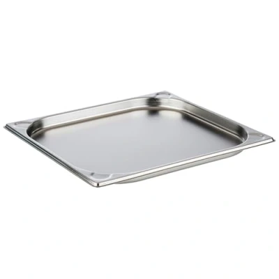 Bild av APS 81700 GN 2/3 behållare, gastronormbehållare i rostfritt stål, mått 325 x 355 mm/höjd 25 mm/volym 1,5 liter