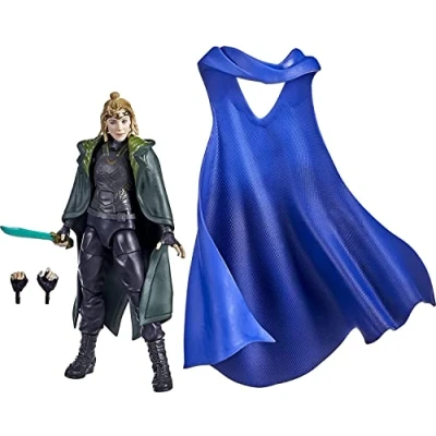 Bild av Marvel Legends Series 15 cm skala actionfigur leksak Marvel&#039;s Sylvie, premiumdesign, 1 figur, 3 tillbehör och Build a Figure del flerfärgad