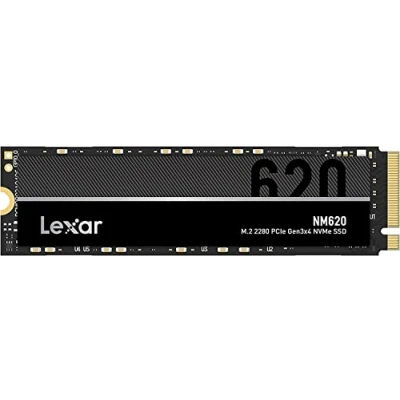 Bild av Lexar NM620 2TB SSD, M.2 2280 PCIe Gen3x4 NVMe 1.4 Interna Upp till 3500MB/s Läsning, 3000MB/s Skriv, 3D NAND Flash Solid State Drive för PC entusiaster och spelare (LNM620X002T RNNNG)