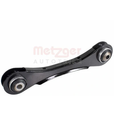 Bild av METZGER 58164303 Bras de suspension avec support en caoutchouc Essieu arrière gauche, supérieur, avant barre oscillant transversal BMW: 1 5 portes