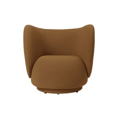 Bild av Ferm Living Rico Lounge Chair Fåtölj Grain Caramel W87 x H76,5 D76 SH41 cm