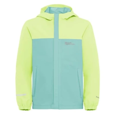 Bild av Jack Wolfskin Tucan Unisex Regnjacka för barn, Storlek: 128, Soft jade